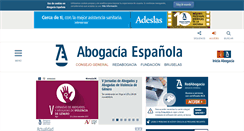 Desktop Screenshot of abogacia.es